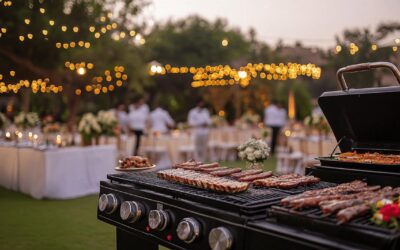 L’art de photographier un mariage boheme avec barbecue en plein air